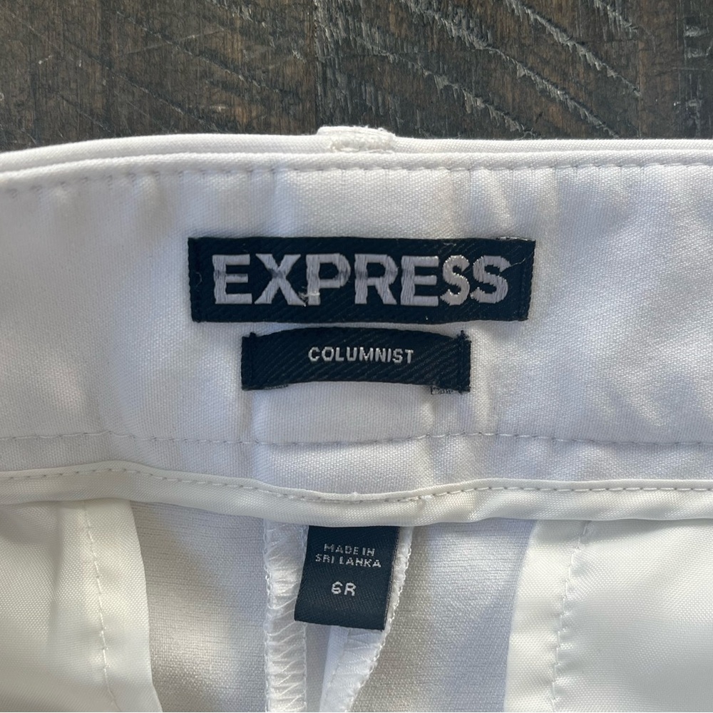 Express Women’s Size 6 Editor Straight Leg ankle Dress Pants - Picture 3 of 5